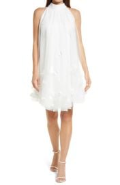 Amsale Halter Trapeze Dress at Nordstrom